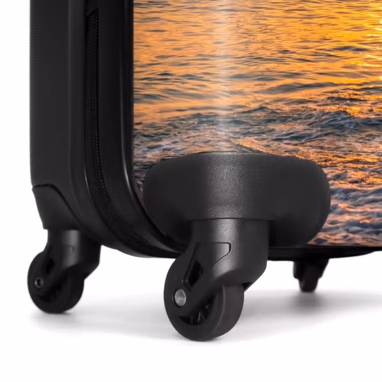 Koffer - Meer – Sonnenuntergang – Boot – Natur – Orange — 6