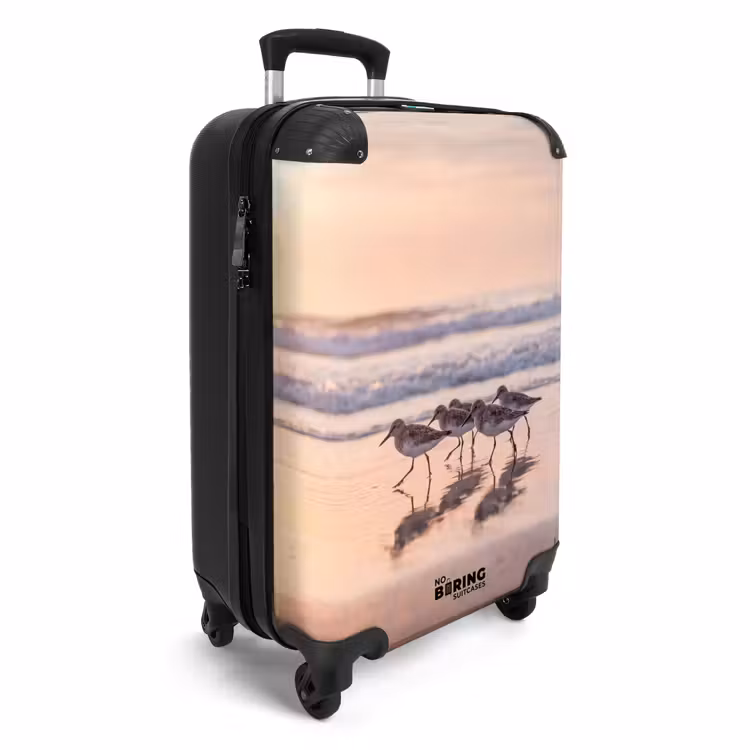 Koffer - Meer – Vögel – Strand - Zee - Vogels - Strand NBS - Handbagage koffer - Volwassenen Unisex middel