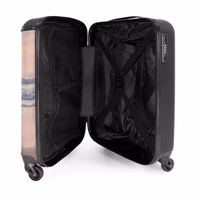 Koffer - Meer – Vögel – Strand - Zee - Vogels - Strand NBS - Handbagage koffer - Volwassenen Unisex middel