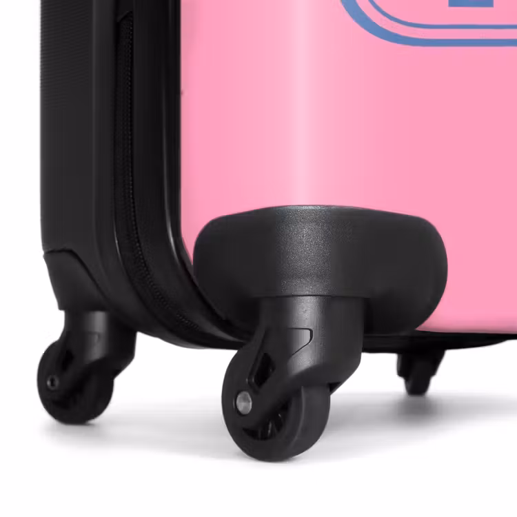 Koffer - Meerjungfrau – Sardinenbüchse – Illustration – Rosa – Retro - Meermin - Sardineblik - Illustratie - Roze - Retro NBS - Handbagage koffer - Vrouwen middel