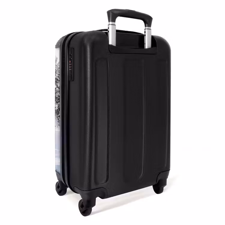 Koffer - Mehr – Kiefern – Eis – Winter – Beruhigend - Meer - Dennen - IJs - Winter - Rustgevend NBS - Handbagage koffer - Volwassenen Unisex middel