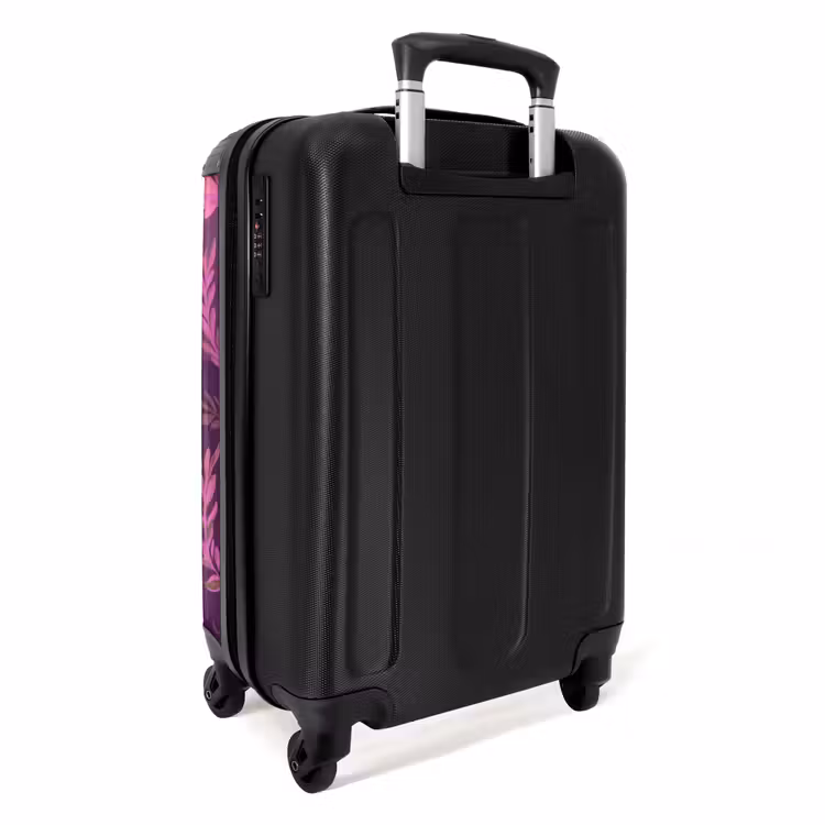 Koffer - Menschen – Kartenspiel – Innenraum – Modern – Farbenfroh - Mensen - Kaartspel - Interieur - Modern - Kleurrijk NBS - Handbagage koffer - Vrouwen middel