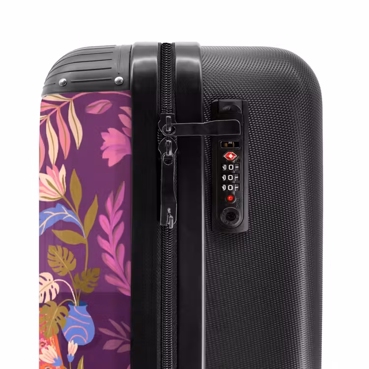 Koffer - Menschen – Kartenspiel – Innenraum – Modern – Farbenfroh - Mensen - Kaartspel - Interieur - Modern - Kleurrijk NBS - Handbagage koffer - Vrouwen middel