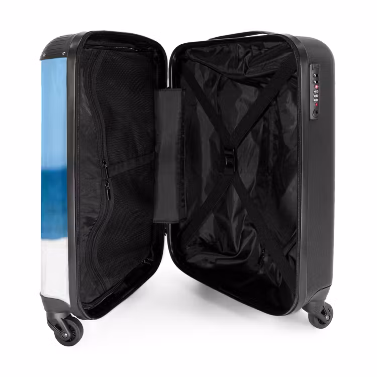 Koffer - Menschen – Strand – Sommer – Freizeit – Farbenfroh - Mensen - Strand - Zomer - Recreatie - Kleurrijk NBS - Handbagage koffer - Vrouwen middel
