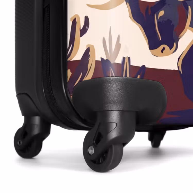 Koffer - Menschen – Tiere – Cowboy – Abstrakt – Bunt - Mensen - Dieren - Cowboy - Abstract - Kleurrijk NBS - Handbagage koffer - Vrouwen middel