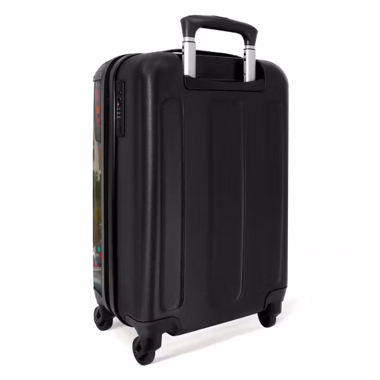 Metalen wachter NBS - Handbagage koffer - Unisex middel -achterkant