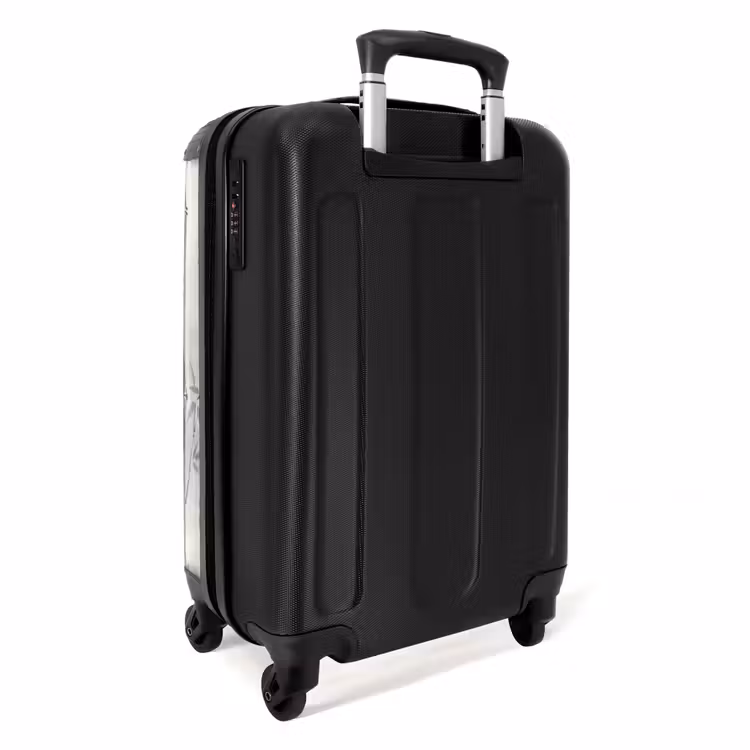 Koffer - Minimalistisch – Bambus – Grün - Minimalistisch - Bamboe - Groen NBS - Handbagage koffer - Volwassenen Unisex middel