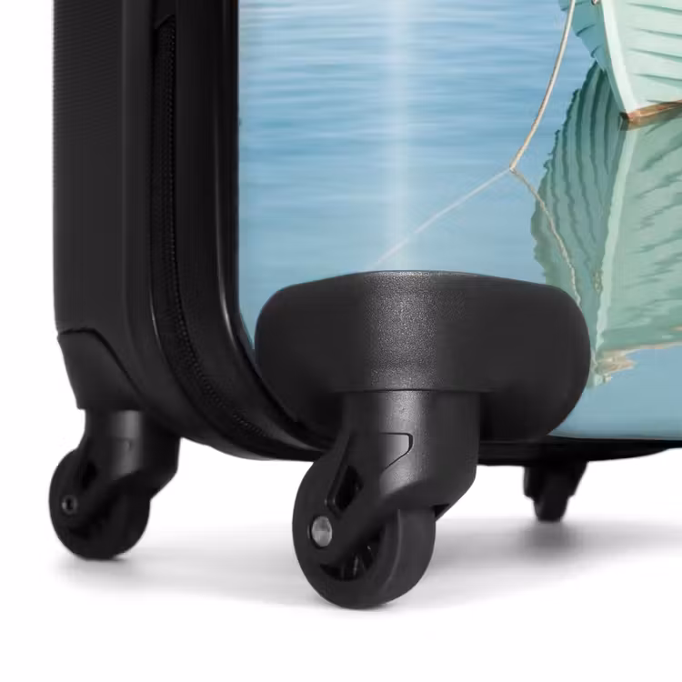 Koffer - Minimalistisch – Boot – Meer - Minimalistisch - Boot - Zee NBS - Handbagage koffer - Vrouwen middel