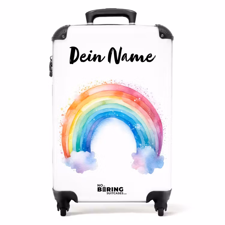 Waterverf wonderboog NBS - Handbagage koffer - Kinderen Unisex middel -productfoto_recht
