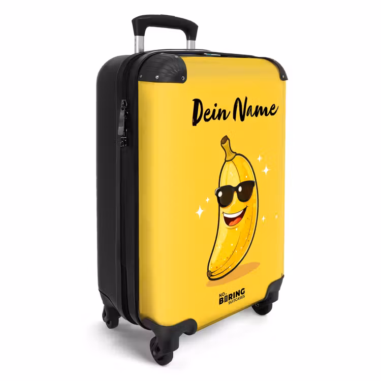 Barry banaan NBS - Handbagage koffer - Kinderen Unisex middel -productfoto_3d