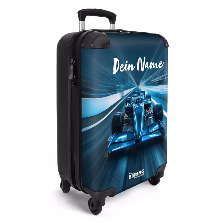 Blazing blue NBS - Handbagage koffer - Kinderen Unisex middel -productfoto_3d