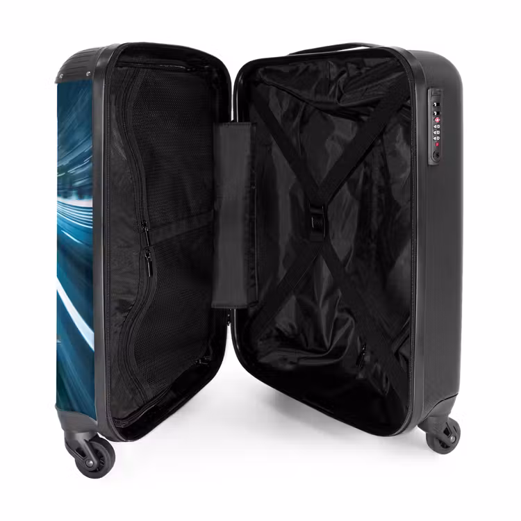 Blazing blue NBS - Handbagage koffer - Kinderen Unisex middel -binnenkant