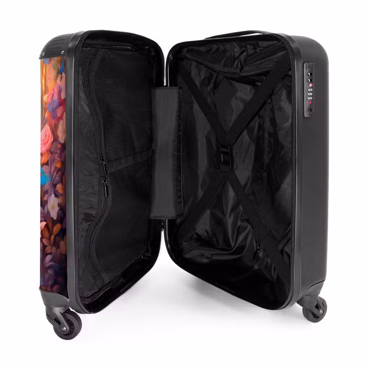 Bloesem boshert NBS - Handbagage koffer - Kinderen Unisex middel -binnenkant