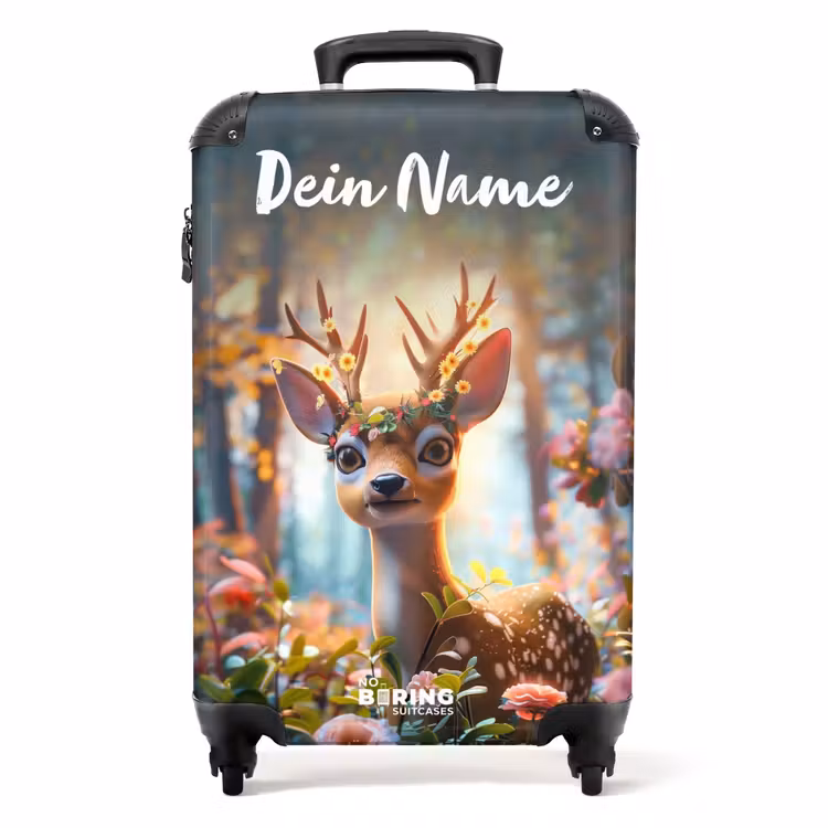 Bo bloemengewei NBS - Handbagage koffer - Kinderen Unisex middel -productfoto_recht