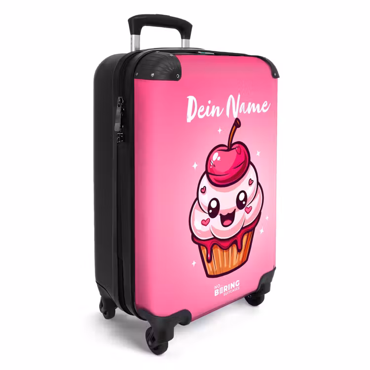 Carrie cupcake NBS - Handbagage koffer - Kinderen Unisex middel -productfoto_3d