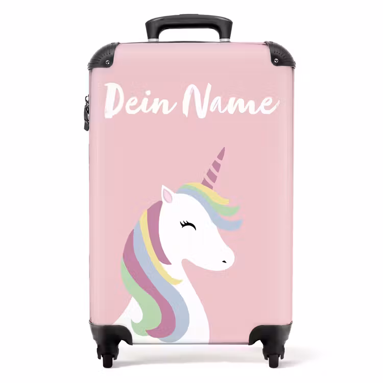 Cartoonicorn NBS - Handbagage koffer - Kinderen Unisex middel -productfoto_recht