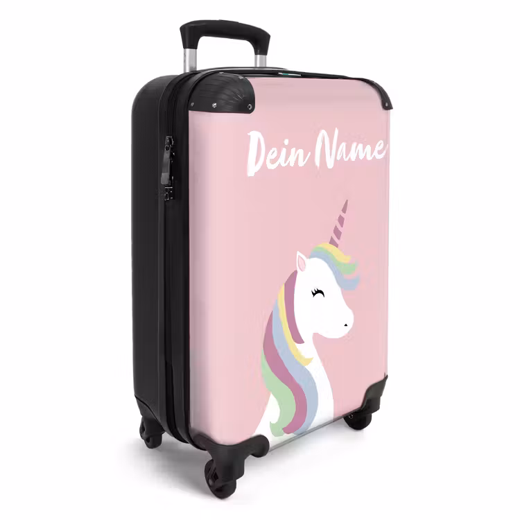 Cartoonicorn NBS - Handbagage koffer - Kinderen Unisex middel -productfoto_3d