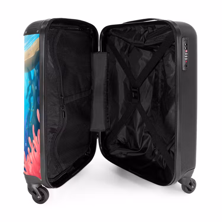 Dolfje Dolfijn NBS - Handbagage koffer - Kinderen Unisex middel -binnenkant