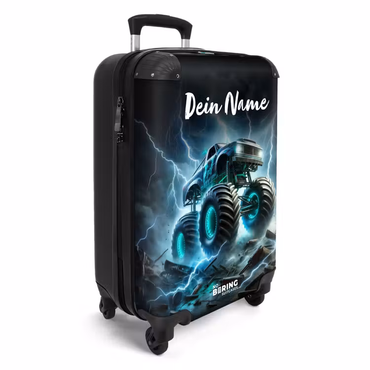 Thunder Wheels NBS - Handbagage koffer - Kinderen Unisex middel -productfoto_3d