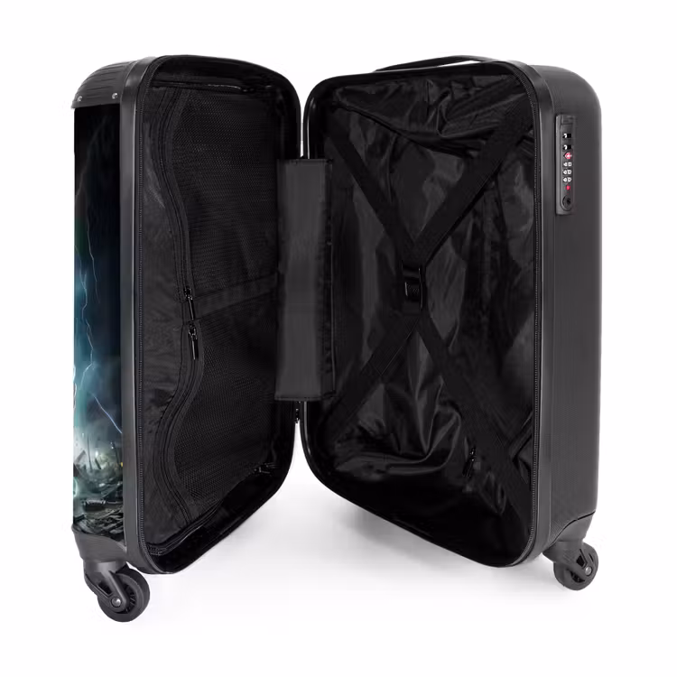Thunder Wheels NBS - Handbagage koffer - Kinderen Unisex middel -binnenkant
