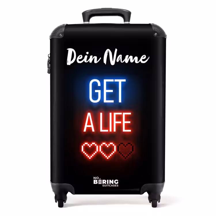 Get a Life NBS - Handbagage koffer - Kinderen Unisex middel -productfoto_recht