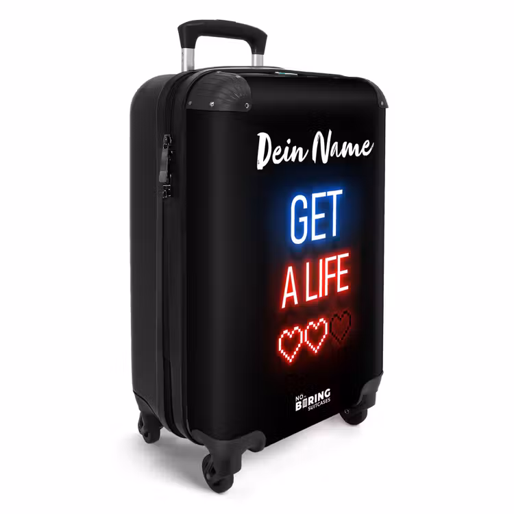Get a Life NBS - Handbagage koffer - Kinderen Unisex middel -productfoto_3d