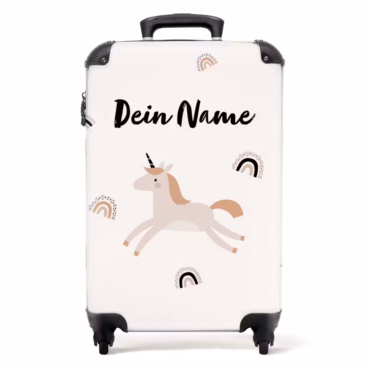 Eenhoorn Dromen NBS - Handbagage koffer - Kinderen Unisex middel -productfoto_recht