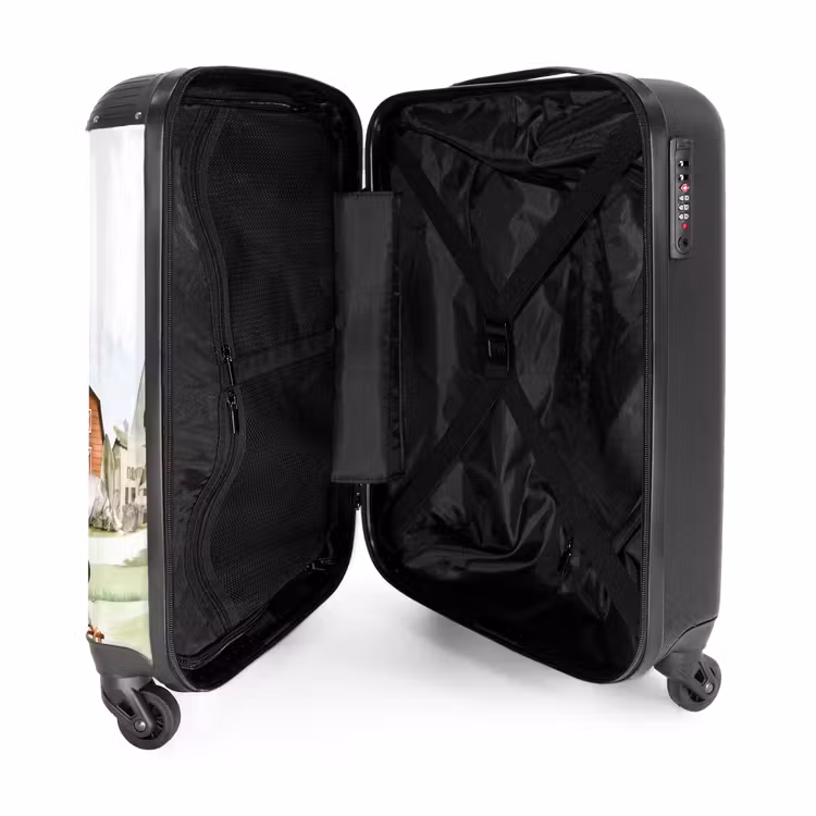 Boerderij belevenis NBS - Handbagage koffer - Kinderen Unisex middel -binnenkant