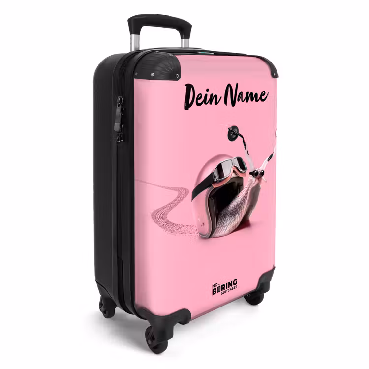 Escar-Go - Roze NBS - Handbagage koffer - Kinderen Unisex middel -productfoto_3d