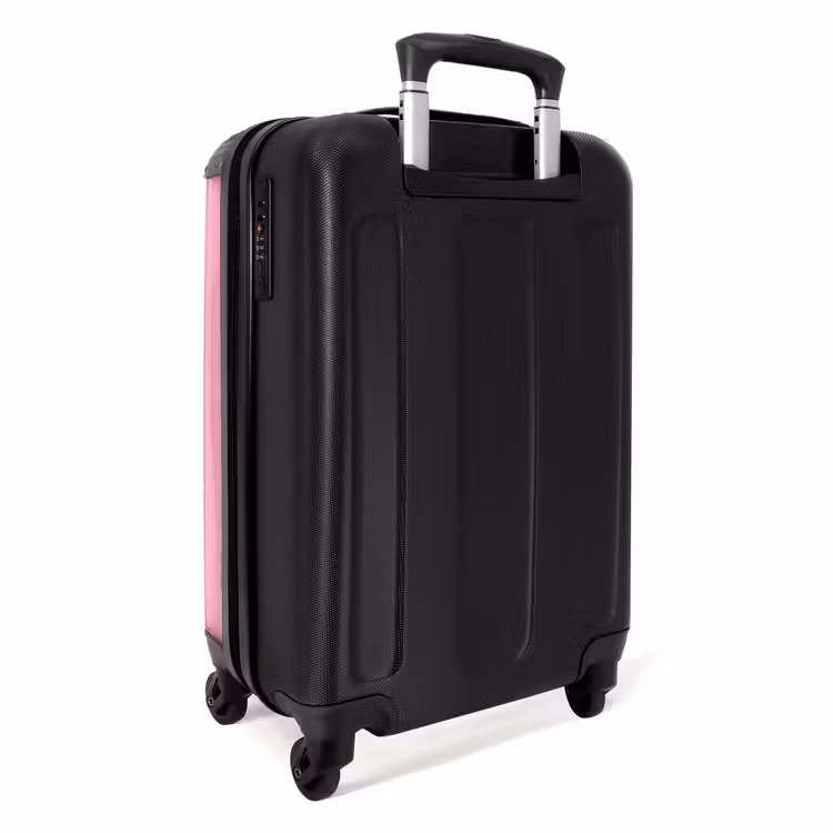 Escar-Go - Roze NBS - Handbagage koffer - Kinderen Unisex middel -achterkant