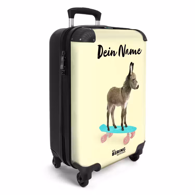 Ezeltje eropuit NBS - Handbagage koffer - Kinderen Unisex middel -productfoto_3d