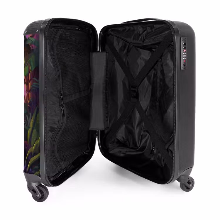 Fernando flamingo NBS - Handbagage koffer - Kinderen Unisex middel -binnenkant