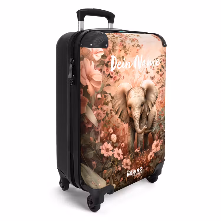 Flora flapoor NBS - Handbagage koffer - Kinderen Unisex middel -productfoto_3d