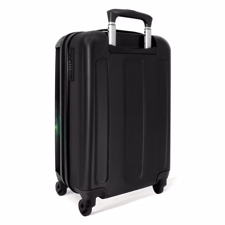 Voetbal on fire NBS - Handbagage koffer - Kinderen Unisex middel -achterkant
