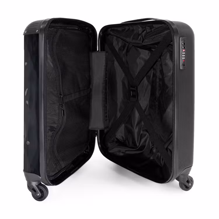 Gino grijsstaart NBS - Handbagage koffer - Kinderen Unisex middel -binnenkant