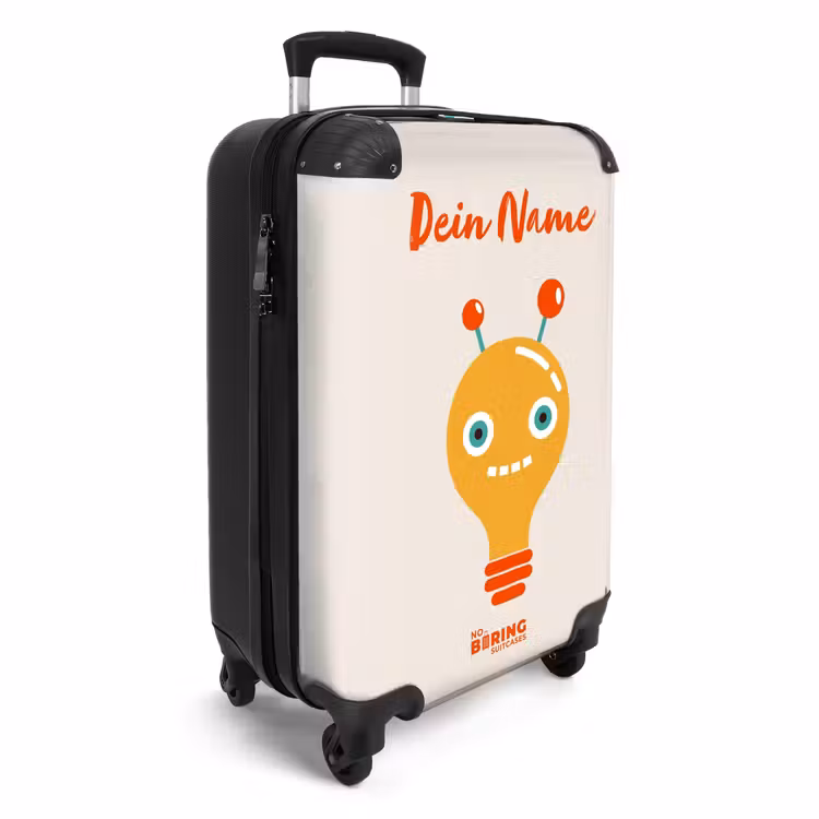 Blinkende bot NBS - Handbagage koffer - Kinderen Unisex middel -productfoto_3d