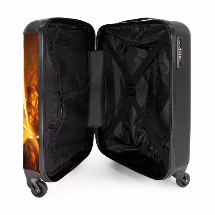 Goldrush NBS - Handbagage koffer - Kinderen Unisex middel -binnenkant