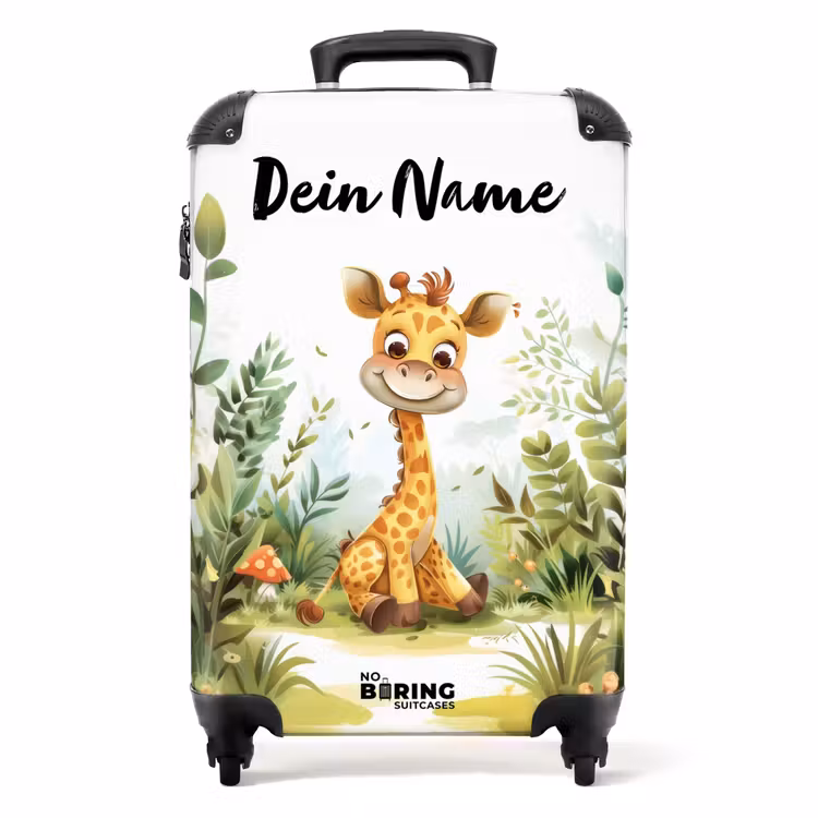 Guusje giraf NBS - Handbagage koffer - Kinderen Unisex middel -productfoto_recht