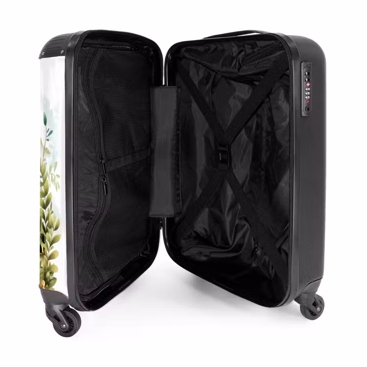 Guusje giraf NBS - Handbagage koffer - Kinderen Unisex middel -binnenkant