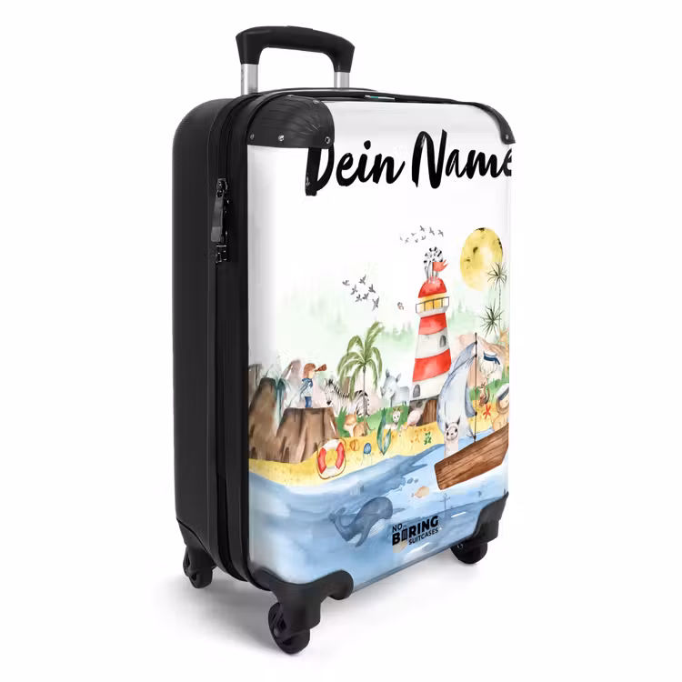 Eilandplezier NBS - Handbagage koffer - Kinderen Unisex middel -productfoto_3d