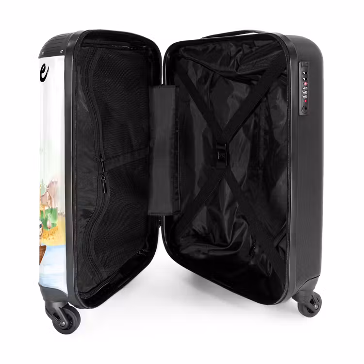 Eilandplezier NBS - Handbagage koffer - Kinderen Unisex middel -binnenkant