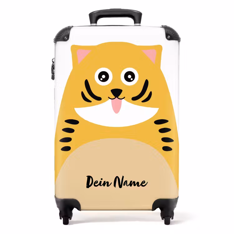 Kaatje kat NBS - Handbagage koffer - Kinderen Unisex middel -productfoto_recht