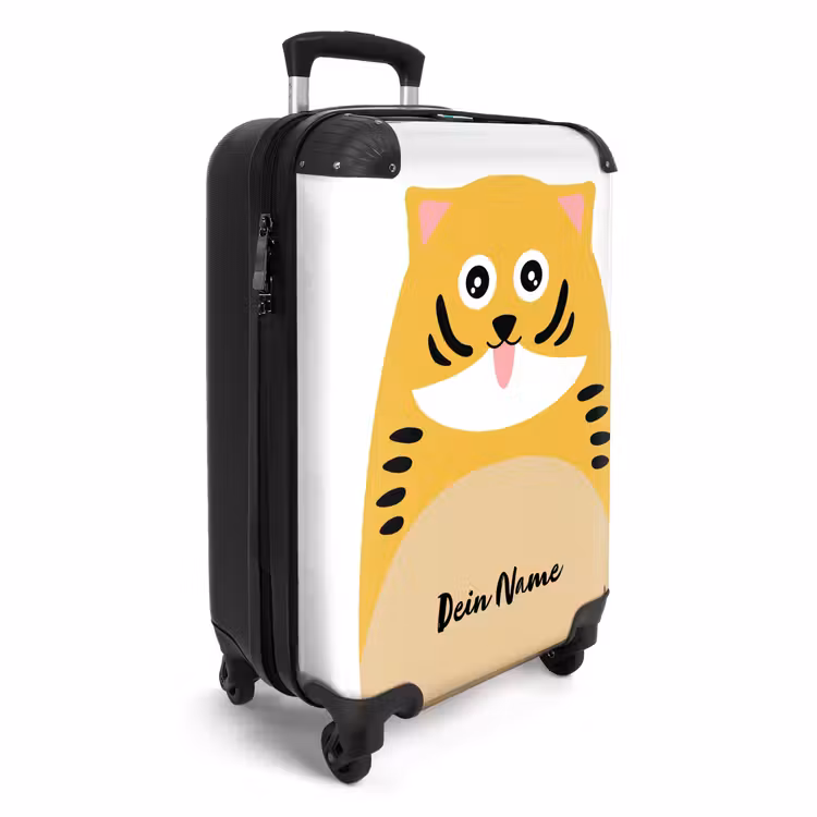 Kaatje kat NBS - Handbagage koffer - Kinderen Unisex middel -productfoto_3d