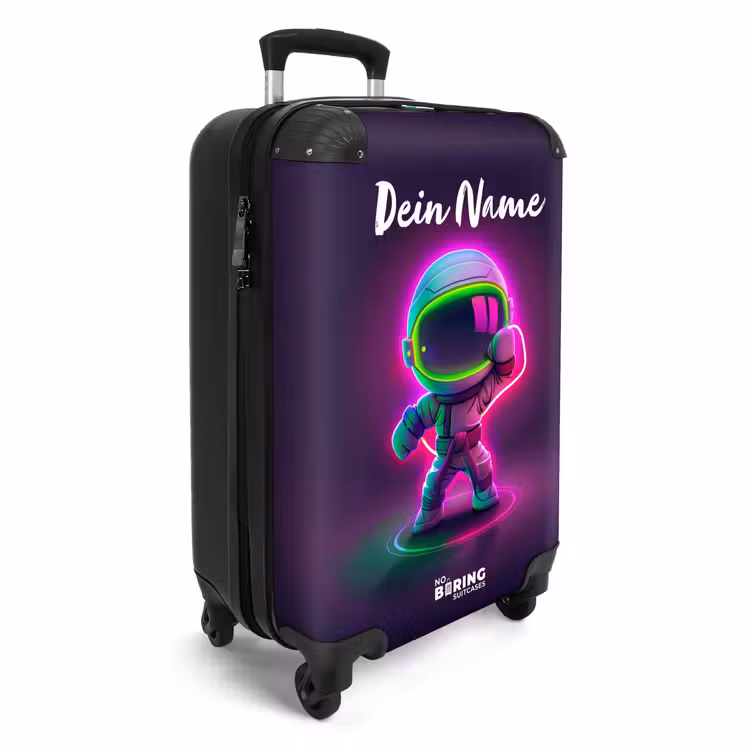 Space karate NBS - Handbagage koffer - Kinderen Unisex middel -productfoto_3d