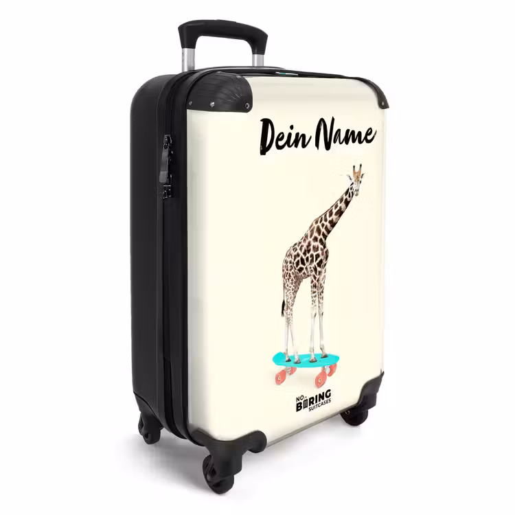 Gierende giraffe NBS - Handbagage koffer - Kinderen Unisex middel -productfoto_3d