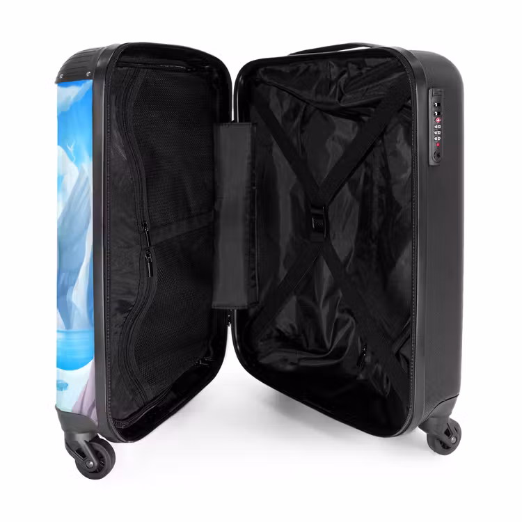 Pietertje pinguïn NBS - Handbagage koffer - Kinderen Unisex middel -binnenkant