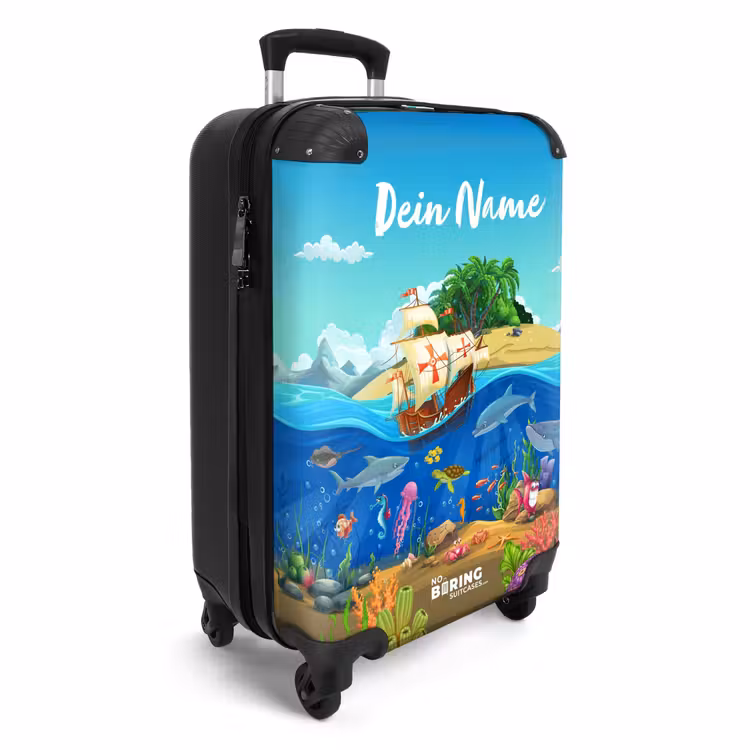 Koraalkaper NBS - Handbagage koffer - Kinderen Unisex middel -productfoto_3d