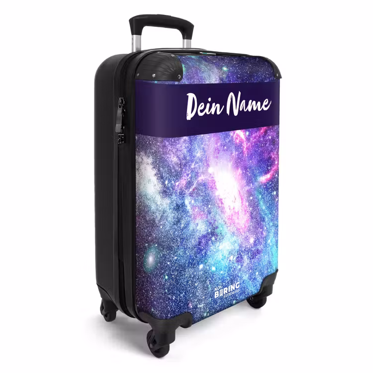 Kosmische kleurexplosie NBS - Handbagage koffer - Kinderen Unisex middel -productfoto_3d
