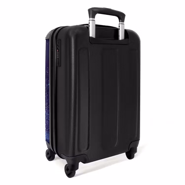 Kosmische kleurexplosie NBS - Handbagage koffer - Kinderen Unisex middel -achterkant
