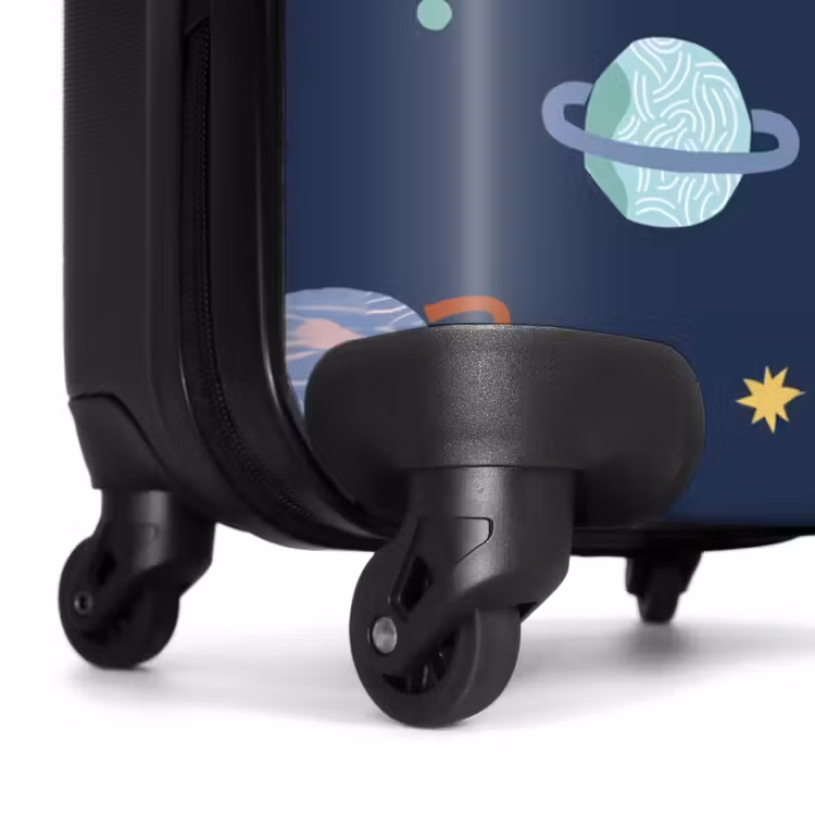 Kosmo karavaan NBS - Handbagage koffer - Kinderen Unisex middel -wiel